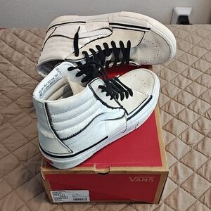 Vans SK8-Hi Reconstruct Sneakers Marshmallow & White Men's 10
